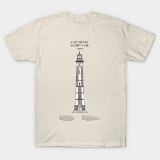 Cape Henry Lighthouse - Virginia - SBDpng T-Shirt